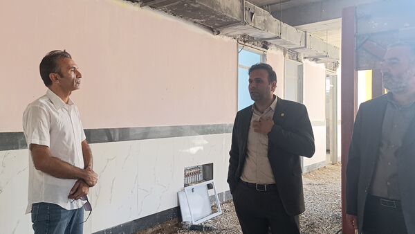 بازدید مدیرکل نوسازی، توسعه و تجهیز مدارس خراسان شمالی از پروژه مدرسه بصیرت آشخانه 