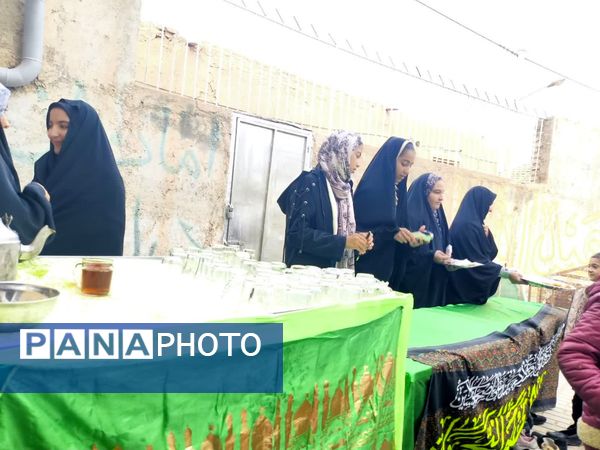 جشن میلاد حضرت زهرا(س) در تکیه علی اکبری فدافن