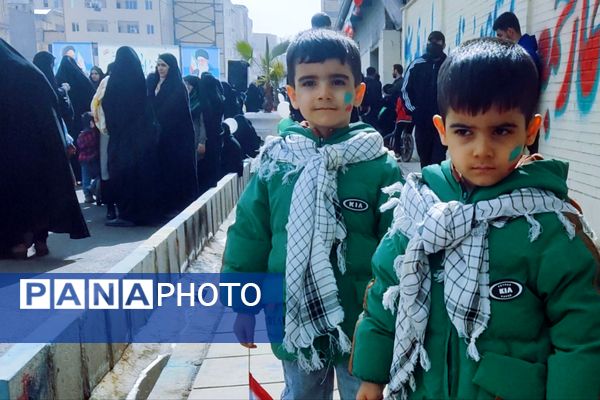 تجلی وحدت ملی در راهپیمایی ۲۲بهمن نصیرشهر 