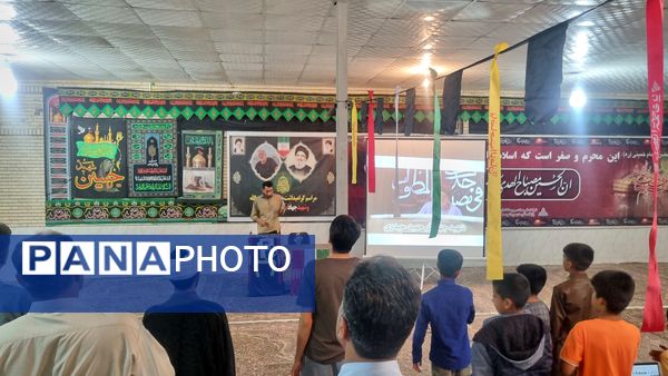 مراسم گرامیداشت شهید جهادگر حاج حمید حیدری در روستای مزرعه شهید بهشتی 