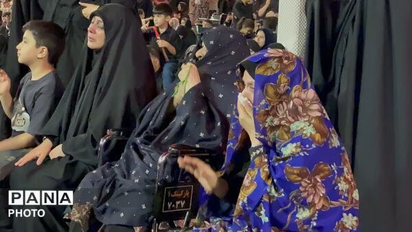 عزاداری سومین شب محرم در حریم سلطان آهو علی بن موسی الرضا(ع)