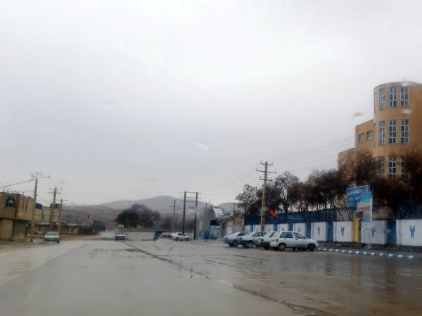 لردگان زیر باران، طراوت زمستانی در دل کوهستان