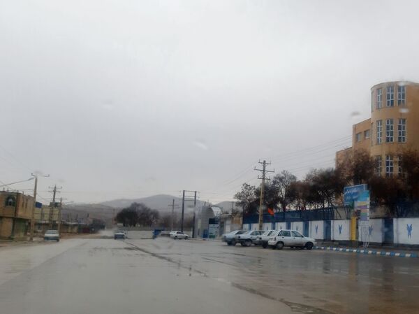 لردگان زیر باران، طراوت زمستانی در دل کوهستان
