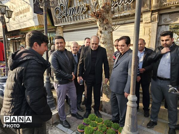 نظارت سرزده فرماندار نظرآباد و تضمین آرامش معیشتی در آستانه سال نو
