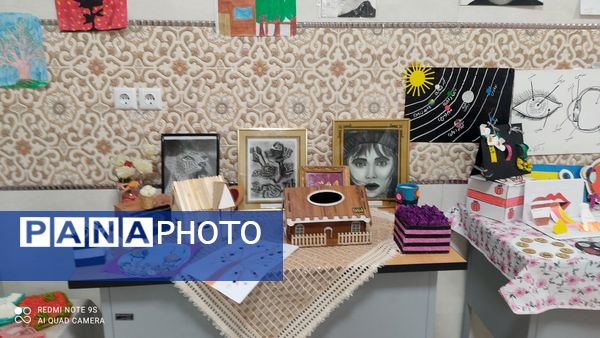 نمایشگاه صنایع دستی در دبستان احمدی مقدم چلیچه
