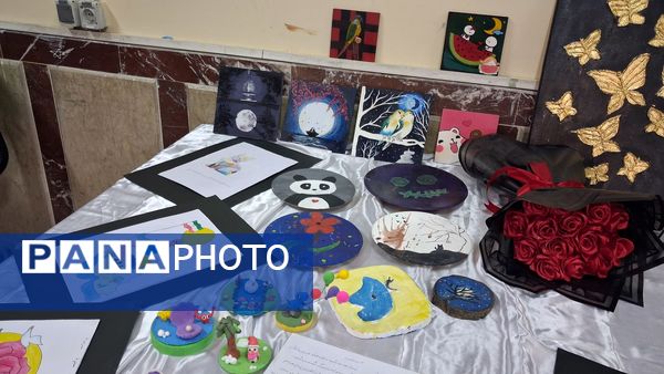 نمایشگاه هنری مدرسه شهید مدرس تبریز