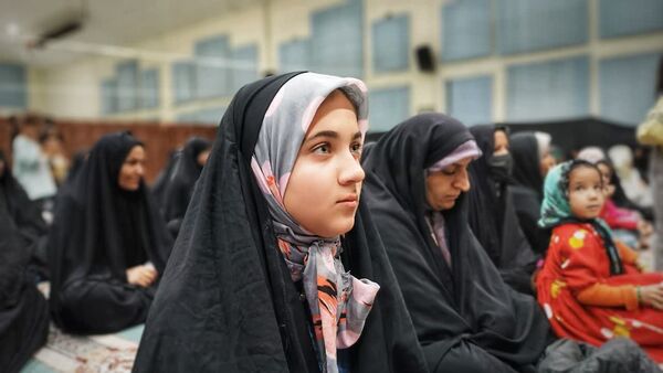 حضور پر شور کودکان مارگونی در مراسم عزاداری ایام فاطمیه