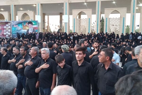 نجوای یا حسین(ع) در زیر سایه شهدا 