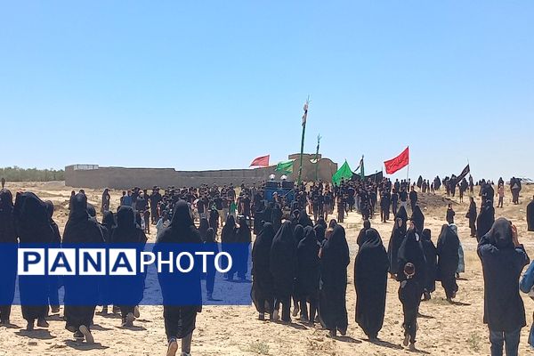 مراسم گرامیداشت تاسوعای حسینی در روستای گزکوه 
