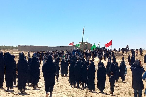 مراسم گرامیداشت تاسوعای حسینی در روستای گزکوه 