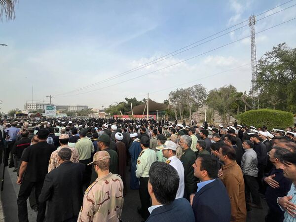 تشییع شهید مدافع امنیت در بندرعباس