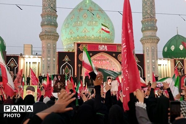 وداع با آقای شهید ایران در آستان مقدس جمکران