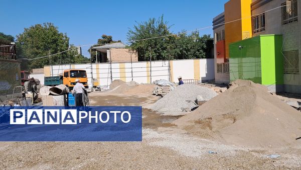 بازدید مدیرکل نوسازی، توسعه و تجهیز مدارس خراسان شمالی از پروژه مدرسه بصیرت آشخانه 