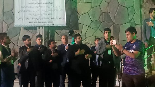 مراسم شب شهادت امام صادق(ع) در اردوی ملی پسران مسئله‌محور پانا