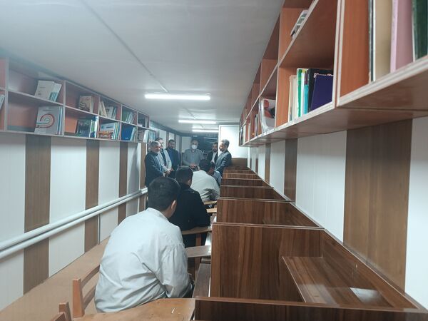 افتتاح کتابخانه دبیرستان جماران ناحیه پنج 
