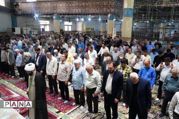  نماز عید سعید قربان با حضور مردم شهید پرور شهرستان قدس