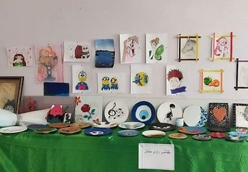 افتتاحیه مسابقات فرهنگی‌ و هنری در دبیرستان دخترانه مبعث