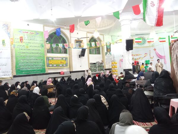 جشن نیمه شعبان در مسجد جامع شهر کندر