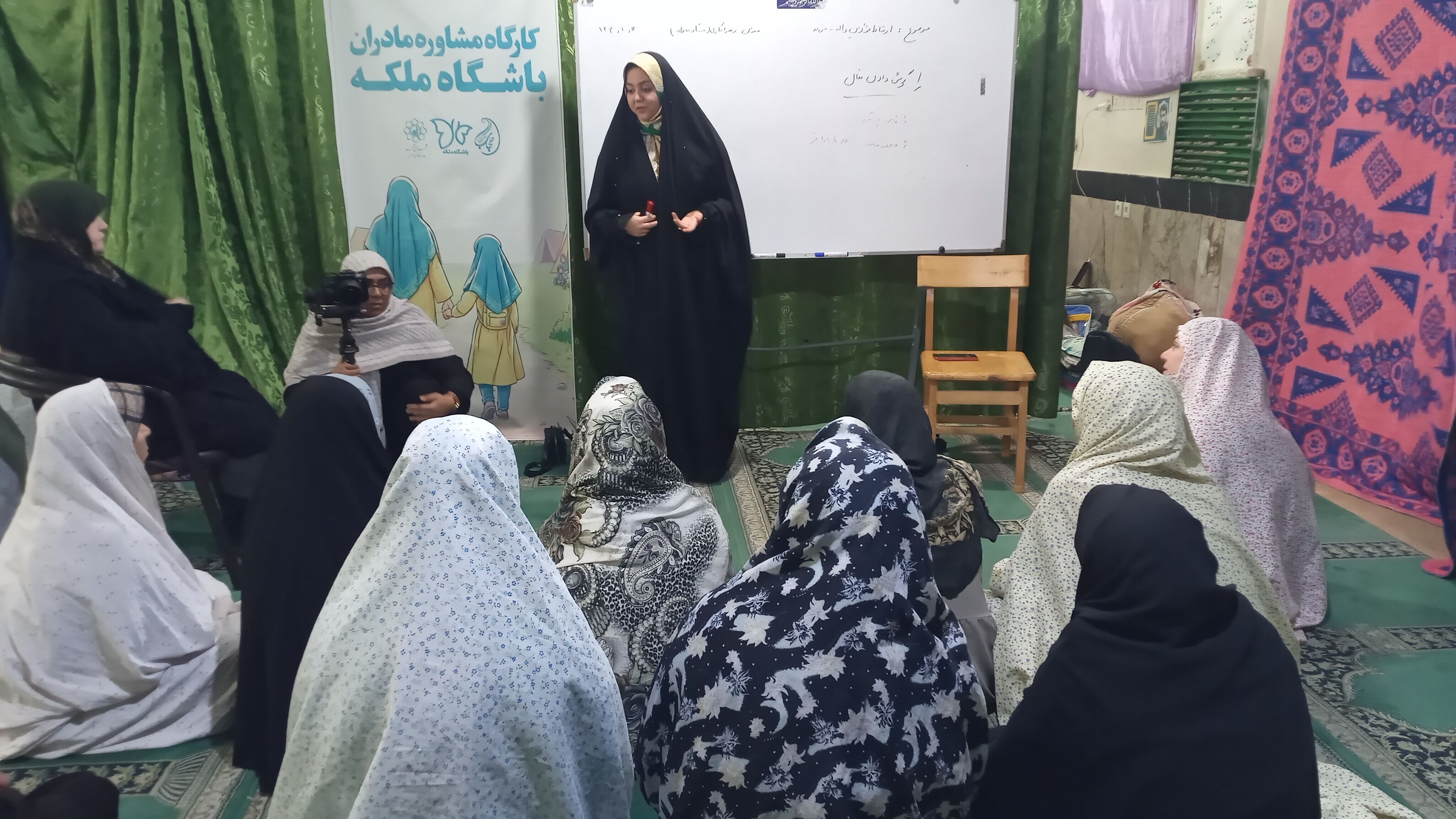 مراسم اعتکاف در مسجد ام البنین (س)