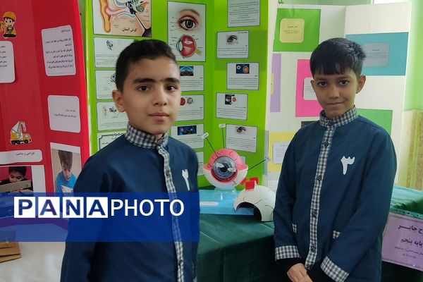دستاوردهای خلاقانه دانش‌آموزی در دبستان پسرانه پانزده خرداد شهرری