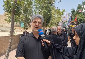 عزاداری مردم شهر کهک در عاشورای حسینی(ع)