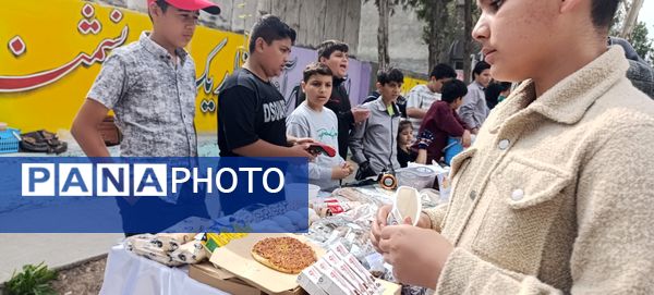 برپایی بازارچه کار و فناوری در دبیرستان شهید بهشتی آشخانه