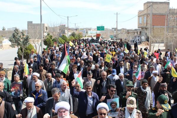 راهپیمایی روزجهانی قدس در شهر درق