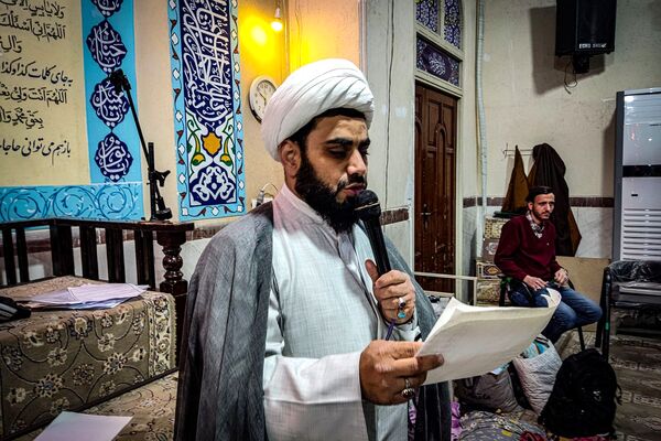 افتتاحیه اعتکاف دانش‌آموزی مسجد قمربنی هاشم باقرشهر 
