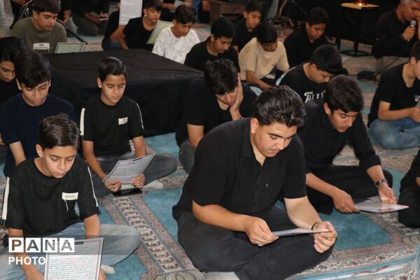 آیین «احلی من العسل» با نوای زیارت عاشورا در کوار