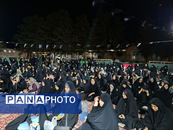 جوانان هلال احمر کاشمر در سوگ رقیه (س)