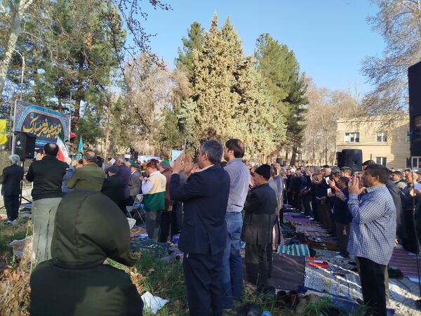 برگزاری نماز عید فطر در باغ ملی آشخانه