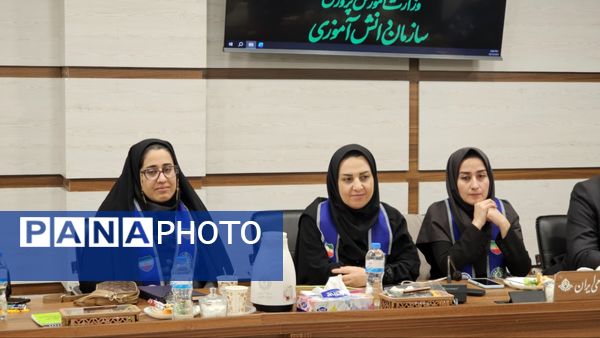 نشست تخصصی پرورشی  گلستان با قائم مقام سازمان دانش‌آموزی