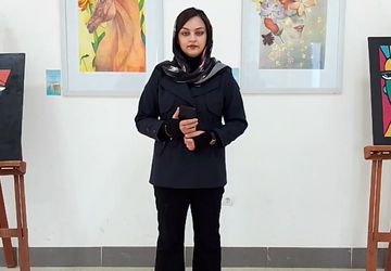 برگزاری نمایشگاه انفرادی طراحی و نقاشی در دیواندره