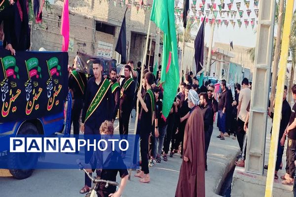تشییع نمادین پیکر امام حسین(ع) در گمبوعه بزرگ