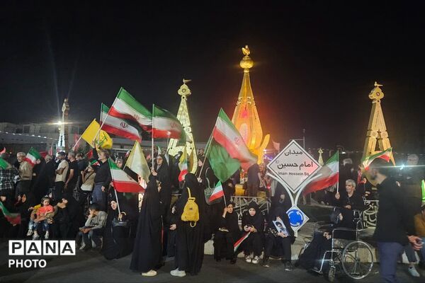 تشییع پیکر خلبان شهید مجید کاظمی در شیراز