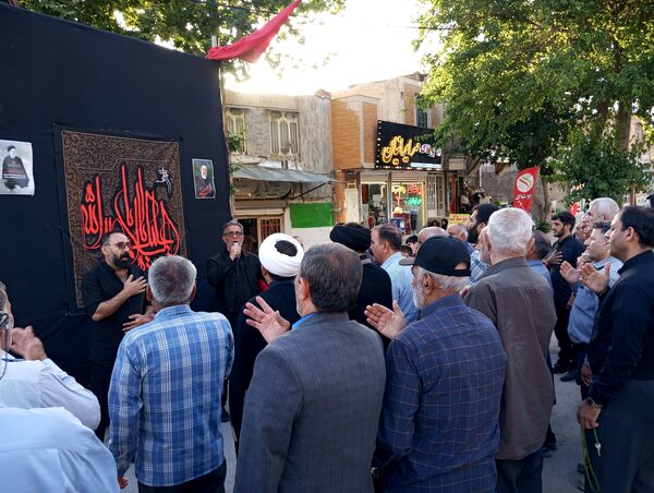 مراسم عزاداری سیدالشهدای خدمت در لرستان