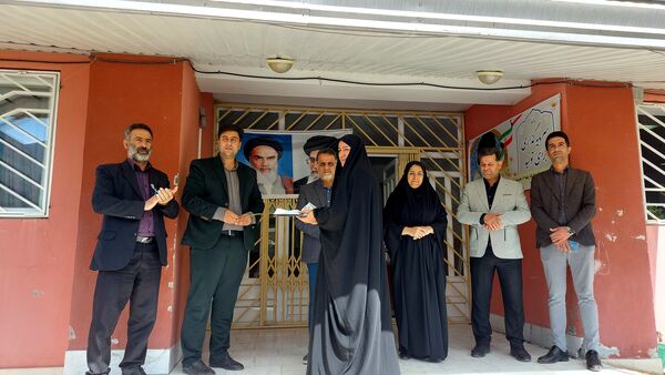 نواخته شدن زنگ سپاس معلم در دبیرستان زینبیه بلده