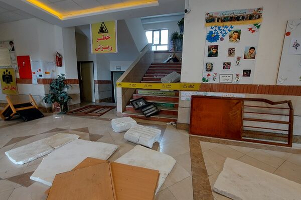 مانور سراسری زلزله در مدارس کهریزک و باقرشهر 