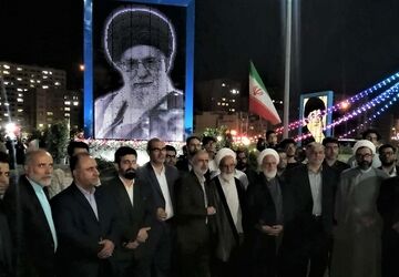 رونمایی از بزرگترین نماد رهبر شهید انقلاب در قم