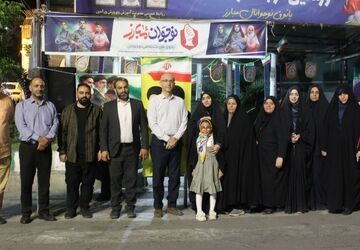 برپایی موکب شهدای دانش‌آموز ورامین