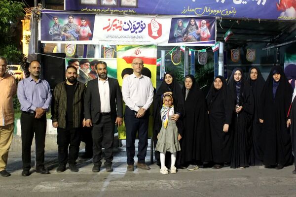 برپایی موکب شهدای دانش‌آموز ورامین