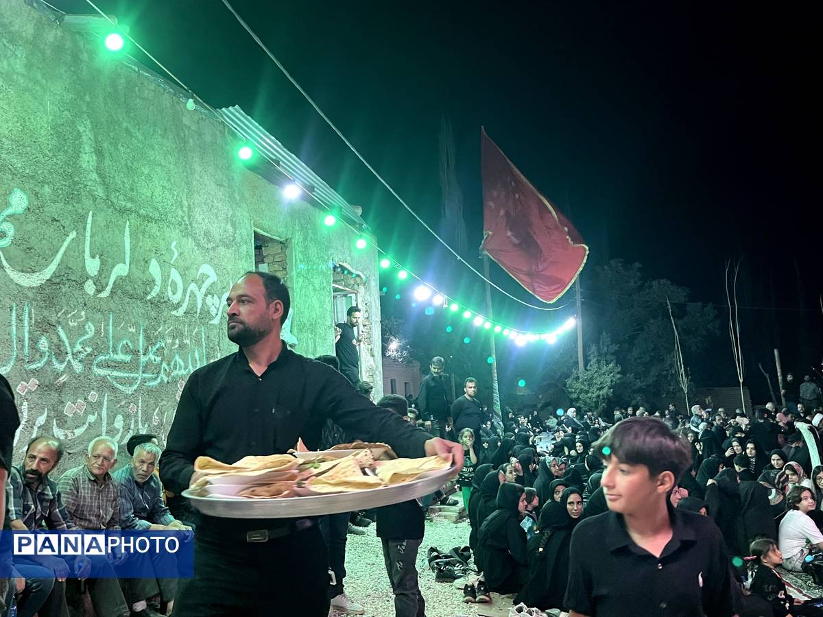 عزاداری دلسوختگان حسینی در روستای کرسگان