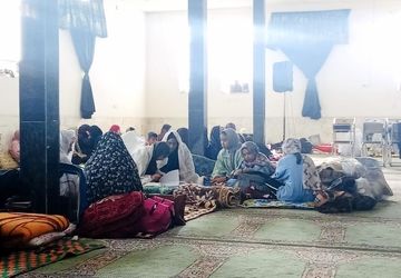 مراسم اعتکاف در لاله زار