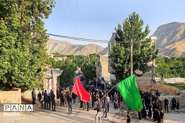 ارادت مردم در روز تاسوعای حسینی با برگزاری هئیت عزاداری به ابوالفضل عباس  