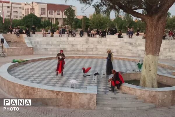اجرای تعزیه به مناسبت دهه دوم محرم در بهارستان دو