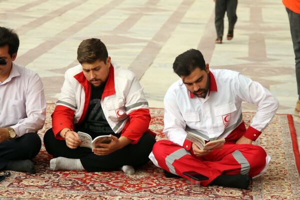  مراسم دعای پر فیض عرفه و مناجات عاشقانه امام حسین(ع) در زیارتگاه شهید آیت ا... مدرس(ره)