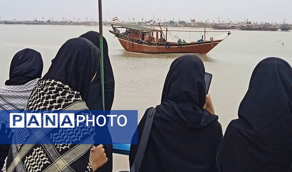 اعزام دانش‌آموزان جزیره هرمز به اردوی راهیان نور