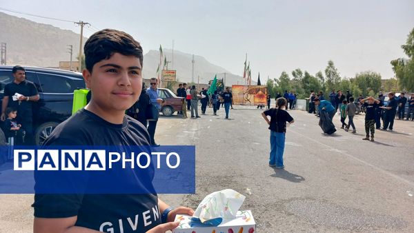 مراسم عاشورای حسینی در گلزار شهدای شهرستان لنده