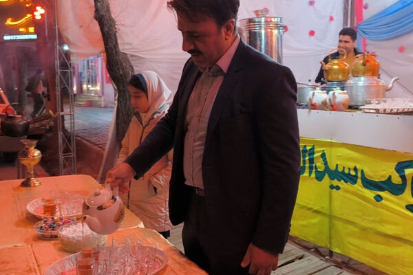 برپایی موکب به‌مناسبت جشن‌های حضور تا ظهور در آباده