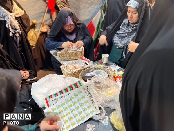 موکب پایگاه بسیج شهید پشنگ‌زاده در اجتماعات مردمی